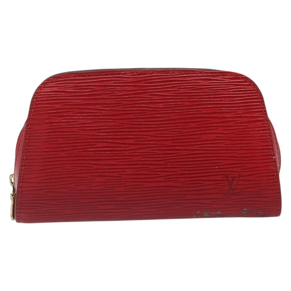 Louis Vuitton Epi Dauphine PM Pouch Red